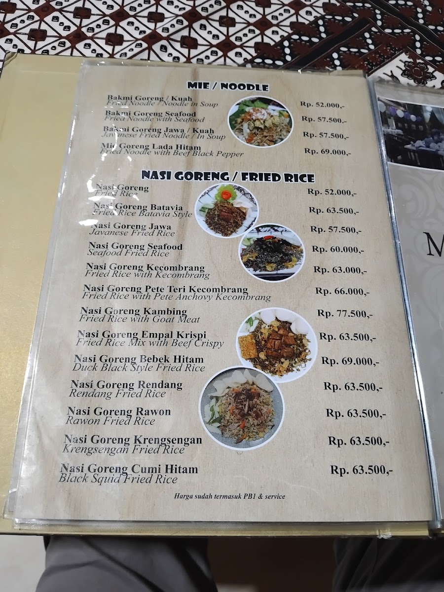 Batavia Resto Menu - Image 5